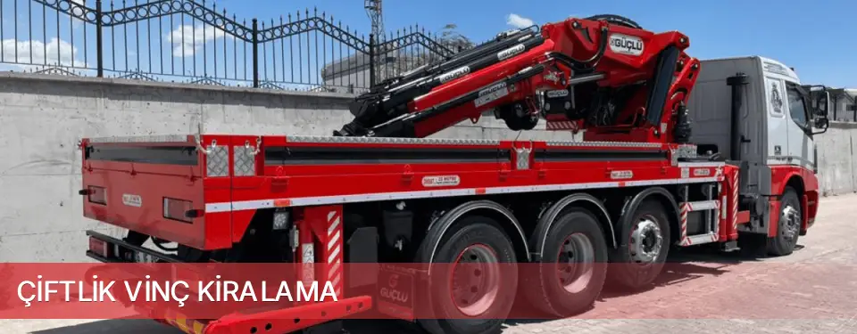 Çiftlik İlçemi Vinç Kiralama